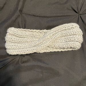 Grey winter headband